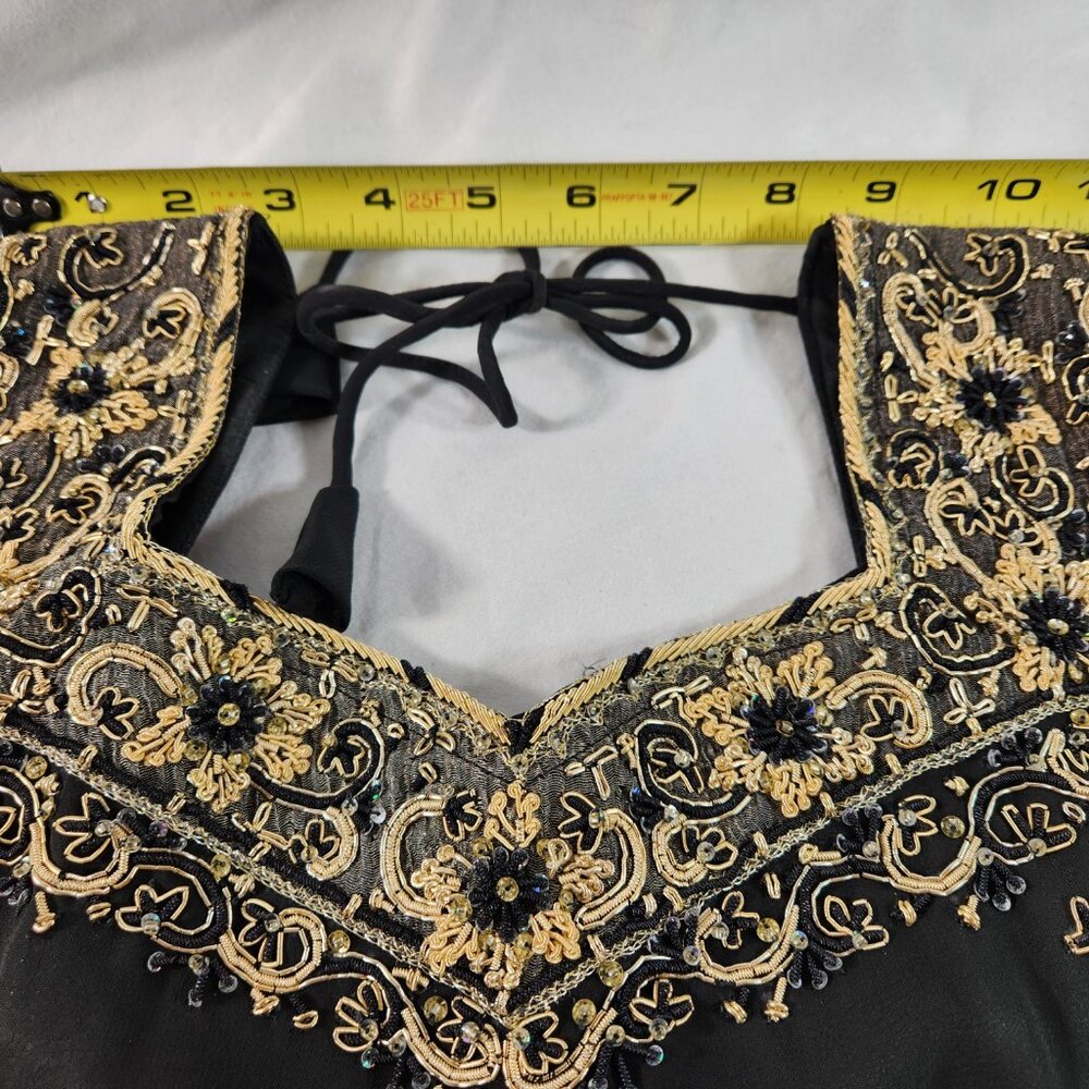 Womens Traditional Indian Pants Top & Skirt 3-Pc. Read Desc for Sizing EUC - Picture 9 of 16